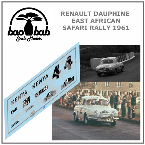 Calcas renault dauphine - calcas, 1/43