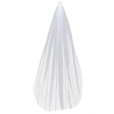  Velo da sposa semplice lungo
