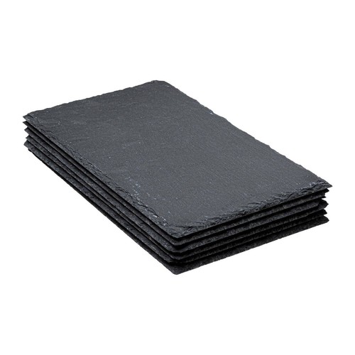 Set piatti effetto ardesia - set,