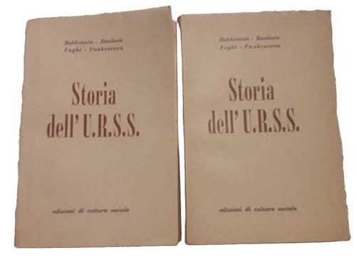 Bakhruscin storia dell urss - , dell'urss