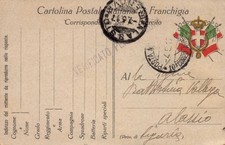 1917 CARTOLINA POSTALE IN