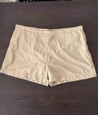Pantaloncini Prada Vintage 100% Nylon Taglia 50 Colore Biege