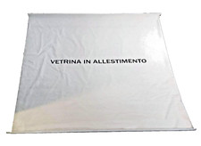 DUE TELONI IN PVC IMPERMEABILE DA UN LATO E TELA DALL'ALTRO MT.3,00X2,60