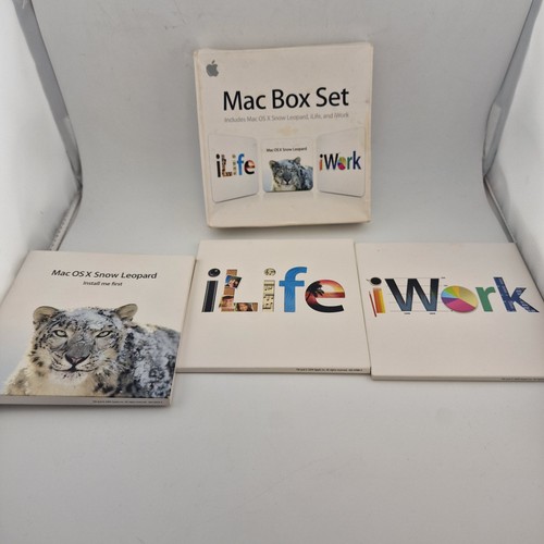 Apple mac box set - box, leopard