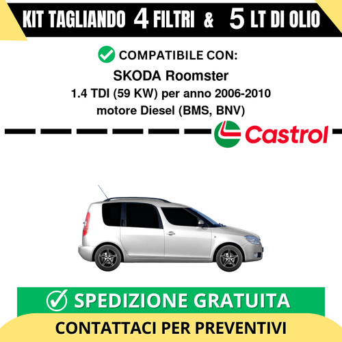 Tagliando per skoda roomster - per,