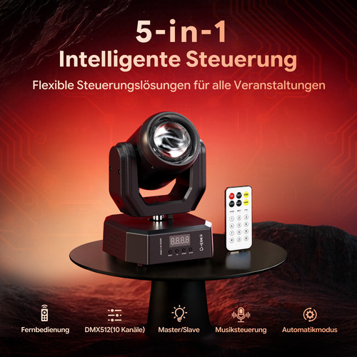 Mini 80w rgbw - 80w, moving