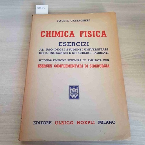 Chimica fisica esercizi - fisica,