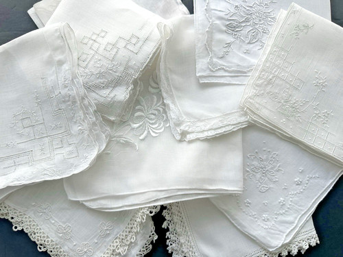 Vintage lot 10 - lot, white