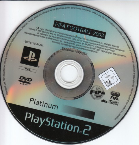 Fifa football 2003 platinum - 2003,