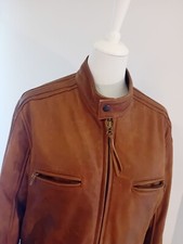 Giubbotto timberland in pelle vintage