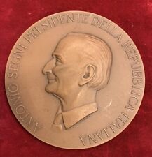 349 - Medaglia ricordo "Antonio Segni Presidente della Repubblica Italiana"