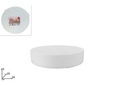 forma polistirolo tonda 25x5cm