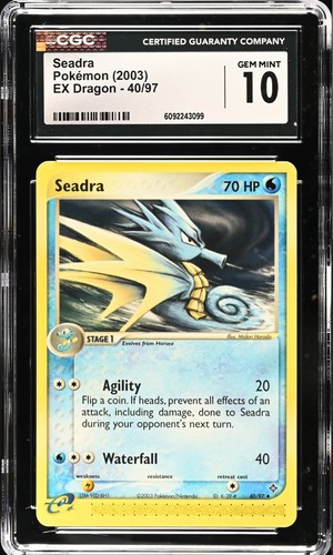 Cgc gem mint seadra - cgc,