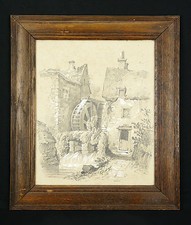 Disegno Antico Raffigurante Un
