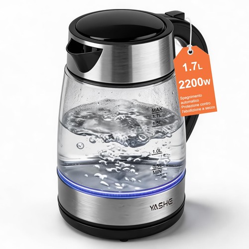 Yashe bollitore elettrico - elettrico, in