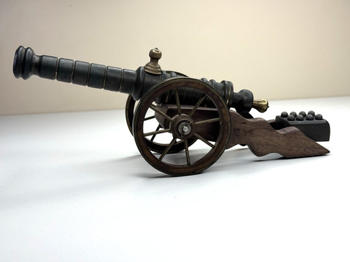 Modellino cannone bronzo