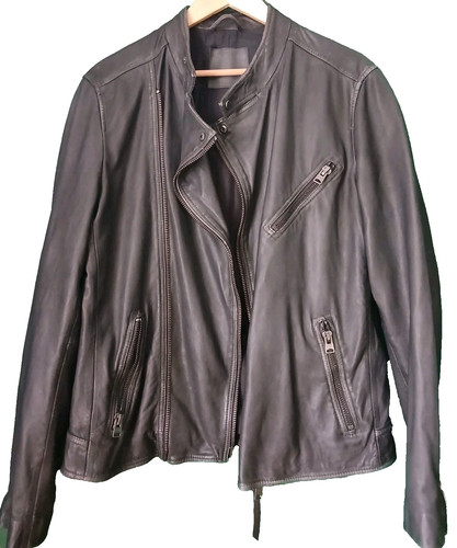 Giacca pelle all saints albero - all,