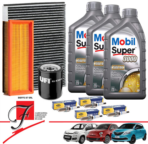 Kit tagliando candele fiat - +,