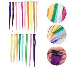 18 pezzi da 18 pezzi colorati estensioni cosplay decorazioni per finti pezzi