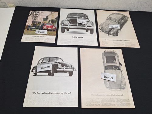 Pubblicità vintage 1963 vw - 5,