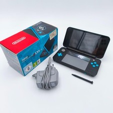 Nintendo New 2ds Xl Nero/Azzurro Console Con Scatola - Testata Ottima