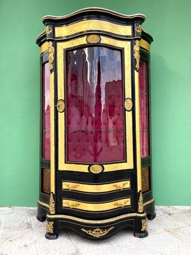 Prestigiosa vetrina boulle - vetrina,