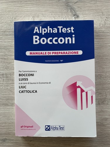 Alpha test bocconi - bocconi, luiss)
