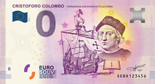 0€ ZERO EURO SOUVENIR BANCONOTA UFFICIALE ITALIA 2019 - CRISTOFORO COLOMBO