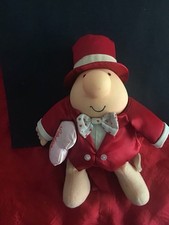 Ziggy Pupazzo vintage 1987 Con Smoking Rosso Cappello Cilindro San Valentino