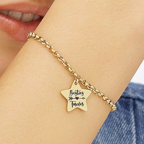 Bracciale amicizia acciaio - bracciale,