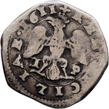 Messina Sicilia Sicily 2 tarì tari 1611 I-P RARO Filippo III di Spagna gr,4,95 m