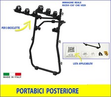 Portabici Posteriore auto