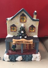 CASETTA CASA NEGOZIO NATALE CON MELODIA NATALIZIA ILLUMINATA DECORATA CANZONE