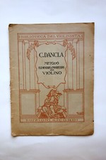 Spartito Metodo Elementare e Progressivo per Violino Dancla Ricordi Fine '800