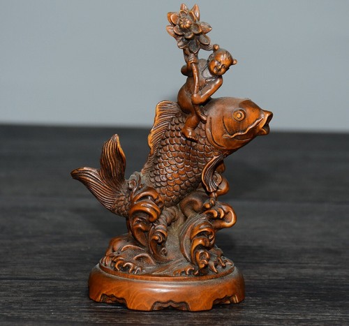 Statua pesce rosso da - rosso,