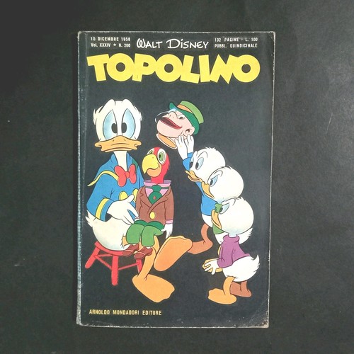 Topolino libretto 200 del 1958 - topolino,