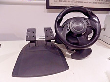 Microsoft SideWinder Precision Racing Ruota e Pedali NON TESTATI Venduto come RICAMBI