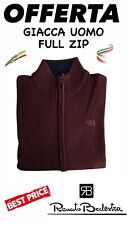 Maglione  Uomo Renato Balestra Lana Morbida FULL ZIP Inverno Pullover Classico