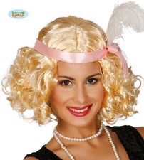 Parrucca bionda con - , fascia