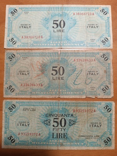 Banconote lire allied - 3,
