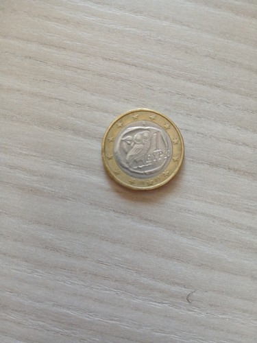 Moneta euro gufo grecia anno - euro,