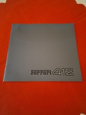 Ferrari 412 Brochure