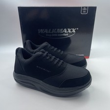 Walkmaxx Blackfit Scarpe da Esercizio di Supporto, Suola Arrotondata, Nero
