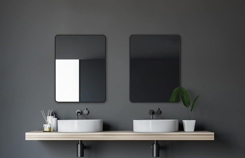 Design black living specchio - design,