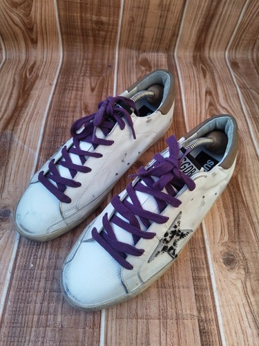 Golden goose superstar white - golden,
