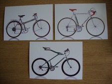 Cicli - 3 x cartoline nuove