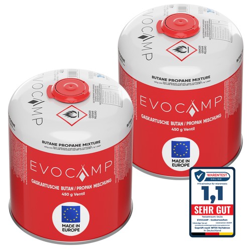 Evocamp cartucce gas 450g - 2x,