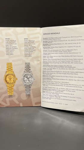 Manuale raro vintage rolex - vintage,