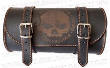 Borsa moto cuoio impuntura