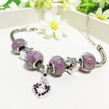 BRACCIALE TIPO MORELLATO VETRO  MODA DONNA BRACELET S. VALENTINO SHARON W